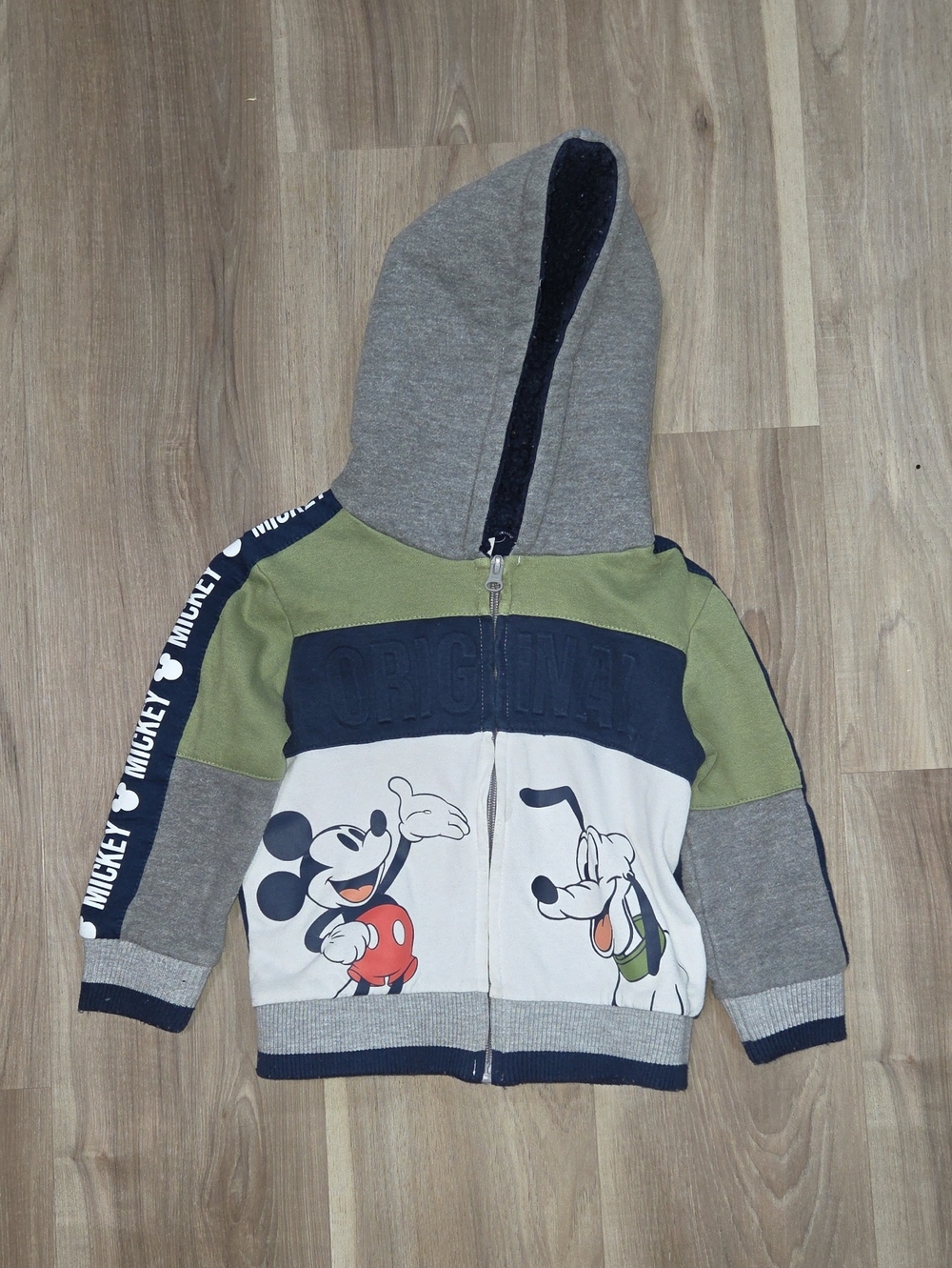 •Disney• Toddler Boys Micky Mouse Hooded Jacket